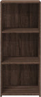 vidaXL - Dressoir - 40x41x93 - cm - bewerkt - hout - bruin - eikenkleur