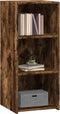 vidaXL - Dressoir - 40x41x93 - cm - bewerkt - hout - gerookt - eikenkleurig
