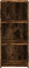 vidaXL - Dressoir - 40x41x93 - cm - bewerkt - hout - gerookt - eikenkleurig
