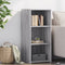 vidaXL - Dressoir - 40x41x93 - cm - bewerkt - hout - grijs - sonoma - eikenkleurig
