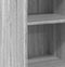 vidaXL - Dressoir - 40x41x93 - cm - bewerkt - hout - grijs - sonoma - eikenkleurig