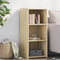 vidaXL - Dressoir - 40x41x93 - cm - bewerkt - hout - sonoma - eikenkleurig