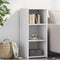 vidaXL - Dressoir - 40x41x93 - cm - bewerkt - hout - wit