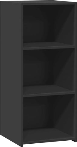 vidaXL - Dressoir - 40x41x93 - cm - bewerkt - hout - zwart