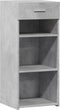 vidaXL - Dressoir - 40x42,5x93 - cm - bewerkt - hout - betongrijs