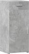 vidaXL - Dressoir - 40x42,5x93 - cm - bewerkt - hout - betongrijs