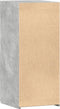 vidaXL - Dressoir - 40x42,5x93 - cm - bewerkt - hout - betongrijs