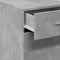 vidaXL - Dressoir - 40x42,5x93 - cm - bewerkt - hout - betongrijs