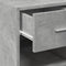 vidaXL - Dressoir - 40x42,5x93 - cm - bewerkt - hout - betongrijs