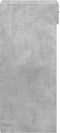 vidaXL - Dressoir - 40x42,5x93 - cm - bewerkt - hout - betongrijs