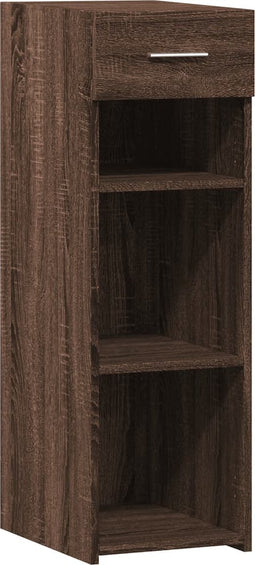 vidaXL - Dressoir - 40x42,5x93 - cm - bewerkt - hout - bruin - eikenkleur
