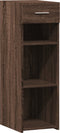 vidaXL - Dressoir - 40x42,5x93 - cm - bewerkt - hout - bruin - eikenkleur