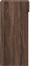 vidaXL - Dressoir - 40x42,5x93 - cm - bewerkt - hout - bruin - eikenkleur
