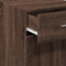 vidaXL - Dressoir - 40x42,5x93 - cm - bewerkt - hout - bruin - eikenkleur