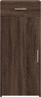vidaXL - Dressoir - 40x42,5x93 - cm - bewerkt - hout - bruin - eikenkleur