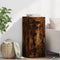vidaXL - Dressoir - 40x42,5x93 - cm - bewerkt - hout - gerookt - eikenkleurig