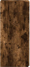 vidaXL - Dressoir - 40x42,5x93 - cm - bewerkt - hout - gerookt - eikenkleurig