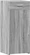vidaXL - Dressoir - 40x42,5x93 - cm - bewerkt - hout - grijs - sonoma - eikenkleur