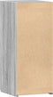 vidaXL - Dressoir - 40x42,5x93 - cm - bewerkt - hout - grijs - sonoma - eikenkleur