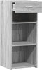 vidaXL - Dressoir - 40x42,5x93 - cm - bewerkt - hout - grijs - sonoma - eikenkleur