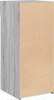 vidaXL - Dressoir - 40x42,5x93 - cm - bewerkt - hout - grijs - sonoma - eikenkleur