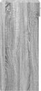 vidaXL - Dressoir - 40x42,5x93 - cm - bewerkt - hout - grijs - sonoma - eikenkleur