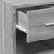 vidaXL - Dressoir - 40x42,5x93 - cm - bewerkt - hout - grijs - sonoma - eikenkleur