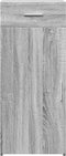 vidaXL - Dressoir - 40x42,5x93 - cm - bewerkt - hout - grijs - sonoma - eikenkleur