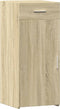 vidaXL - Dressoir - 40x42,5x93 - cm - bewerkt - hout - sonoma - eikenkleurig