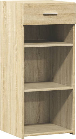 vidaXL - Dressoir - 40x42,5x93 - cm - bewerkt - hout - sonoma - eikenkleurig