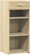 vidaXL - Dressoir - 40x42,5x93 - cm - bewerkt - hout - sonoma - eikenkleurig
