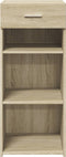vidaXL - Dressoir - 40x42,5x93 - cm - bewerkt - hout - sonoma - eikenkleurig
