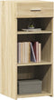 vidaXL - Dressoir - 40x42,5x93 - cm - bewerkt - hout - sonoma - eikenkleurig