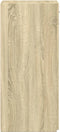 vidaXL - Dressoir - 40x42,5x93 - cm - bewerkt - hout - sonoma - eikenkleurig