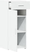 vidaXL - Dressoir - 40x42,5x93 - cm - bewerkt - hout - wit