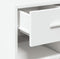 vidaXL - Dressoir - 40x42,5x93 - cm - bewerkt - hout - wit