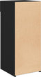 vidaXL - Dressoir - 40x42,5x93 - cm - bewerkt - hout - zwart