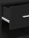 vidaXL - Dressoir - 40x42,5x93 - cm - bewerkt - hout - zwart