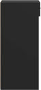 vidaXL - Dressoir - 40x42,5x93 - cm - bewerkt - hout - zwart