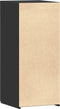 vidaXL - Dressoir - 40x42,5x93 - cm - bewerkt - hout - zwart