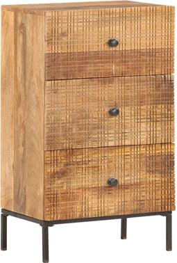 vidaXL - Dressoir - 45x30x75 - cm - massief - mangohout