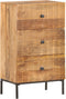 vidaXL - Dressoir - 45x30x75 - cm - massief - mangohout