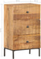 vidaXL - Dressoir - 45x30x75 - cm - massief - mangohout