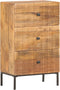 vidaXL - Dressoir - 45x30x75 - cm - massief - mangohout