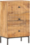 vidaXL - Dressoir - 45x30x75 - cm - massief - mangohout