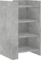 vidaXL - Dressoir - 45x35x75 - cm - bewerkt - hout - betongrijs
