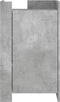 vidaXL - Dressoir - 45x35x75 - cm - bewerkt - hout - betongrijs