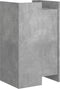 vidaXL - Dressoir - 45x35x75 - cm - bewerkt - hout - betongrijs