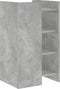 vidaXL - Dressoir - 45x35x75 - cm - bewerkt - hout - betongrijs