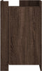 vidaXL - Dressoir - 45x35x75 - cm - bewerkt - hout - bruin - eikenkleurig